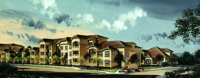 Artist Rendering The Bluffs - A Residential Community - Reno, Nevada